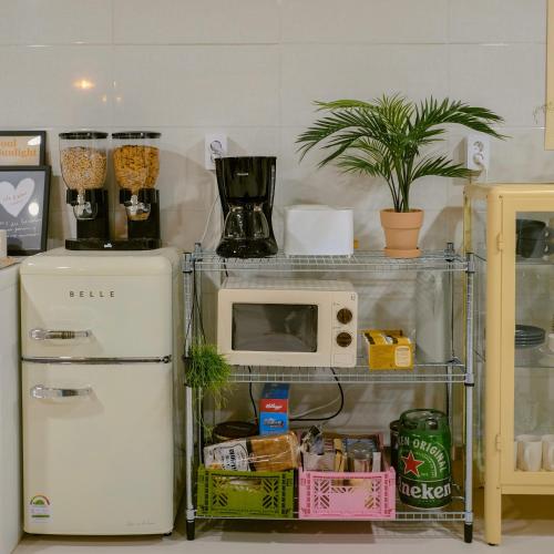 Kuchyň nebo kuchyňský kout v ubytování Inhere Guesthouse