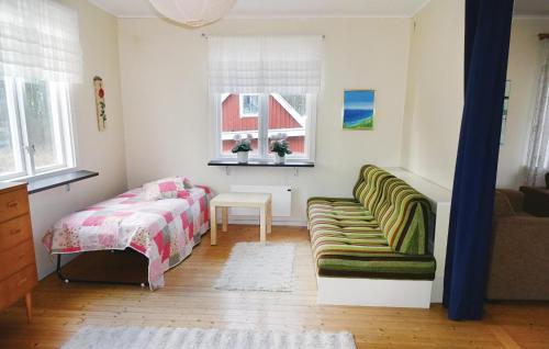 Katil atau katil-katil dalam bilik di Holiday Home Furumoväg Sölvesborg