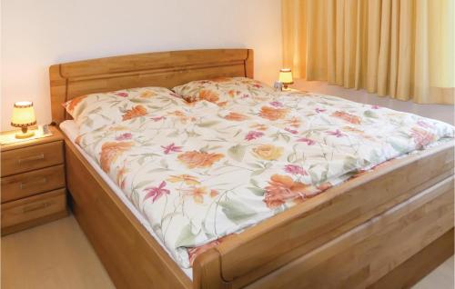 Postel nebo postele na pokoji v ubytování Ferienwohnung Mit Seeblick