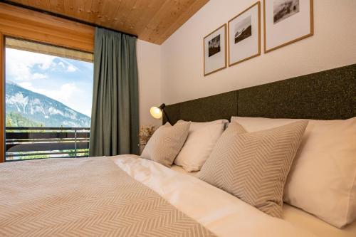 Flem Mountain Lodgeにあるベッド