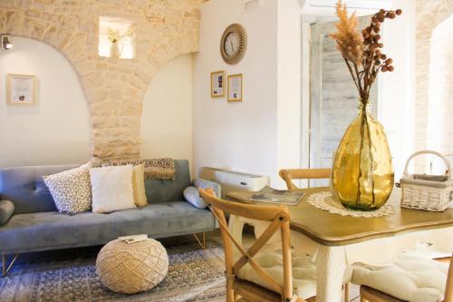 Posezení v ubytování EnjoyTrulli - Unesco Site