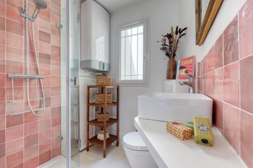 Kúpeľňa v ubytovaní The Perfect 1bd Flat - Heart of Paris Les Halles