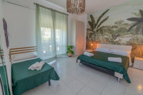Ένα ή περισσότερα κρεβάτια σε δωμάτιο στο Anime Bed&Breakfast
