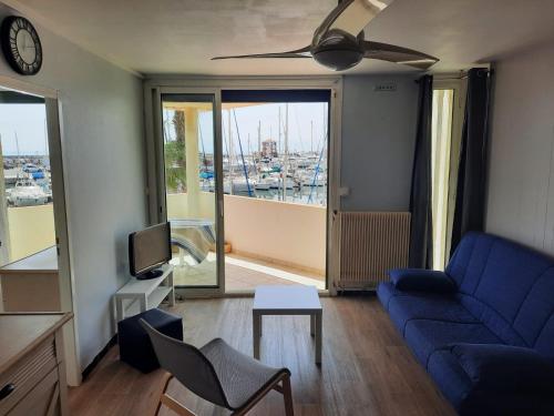 Posedenie v ubytovaní Au Barcarès, vue magnifique sur le port et la mer