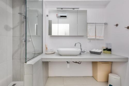 Koupelna v ubytování Apartment Anton