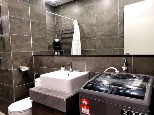 Koupelna v ubytování Bell Suite - The Premium Suite @ Sepang