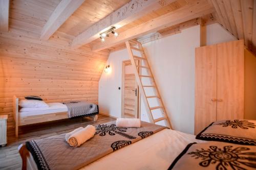 Tatras Residence 객실 침대