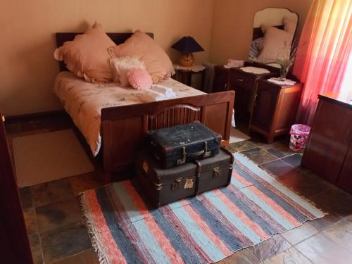 Ένα ή περισσότερα κρεβάτια σε δωμάτιο στο Waboom Farm Stay