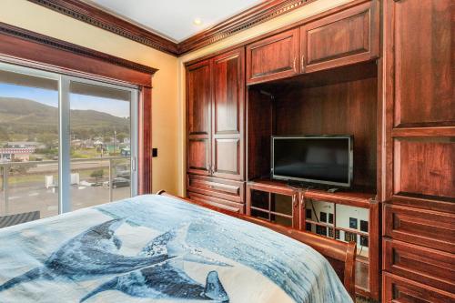 Oceanfront Seascapeにあるテレビまたはエンターテインメントセンター