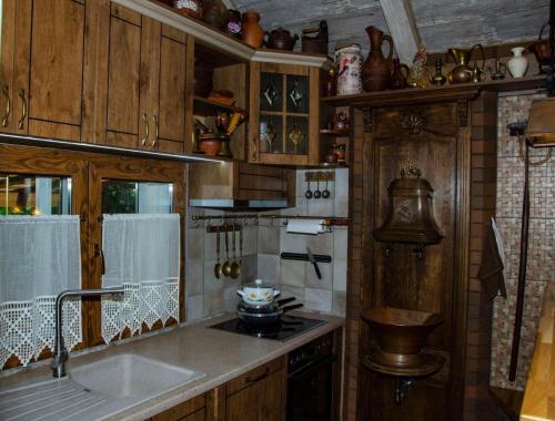 Кухня или мини-кухня в Villa Grand Family
