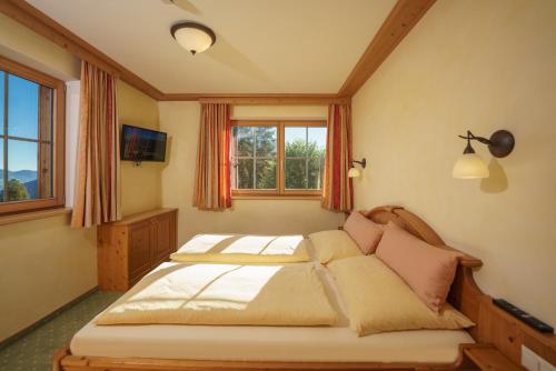 Katil atau katil-katil dalam bilik di Appartement Hochwurzen