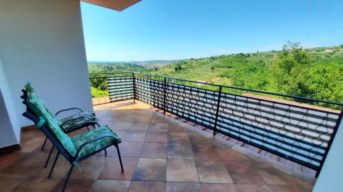 Balkoni atau teres di Apartma Bajc