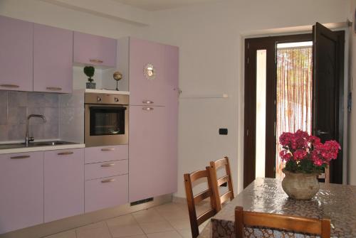 Kjøkken eller kjøkkenkrok på Appartamenti Elisa