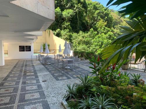 Kebun di luar Apartamento Copacabana sistema Apart-hotel