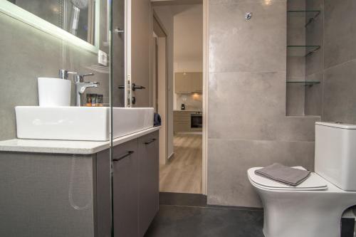 Kúpeľňa v ubytovaní Allview apartments