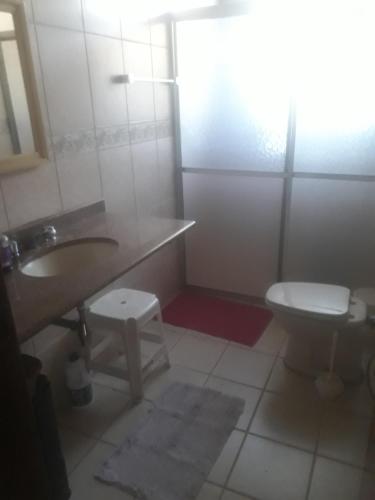 Phòng tắm tại Casa das Flores