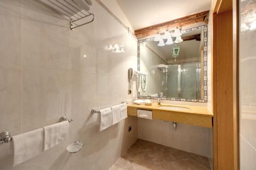 Koupelna v ubytování Hotel Bigallo