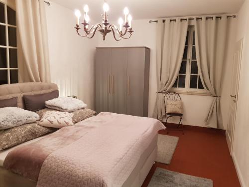 מיטה או מיטות בחדר ב-Marien Turm