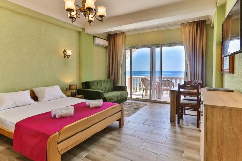 Postel nebo postele na pokoji v ubytování DreamSea Apartment
