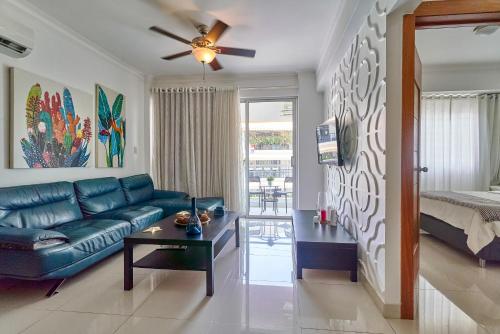 Posezení v ubytování Apartamento en zona privilegiada de Santo Domingo RD