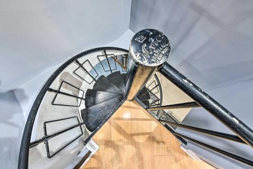 a spiral staircase with a spoon on top of it at Great Gorge Getaway with Community Amenities! in Vernon Township