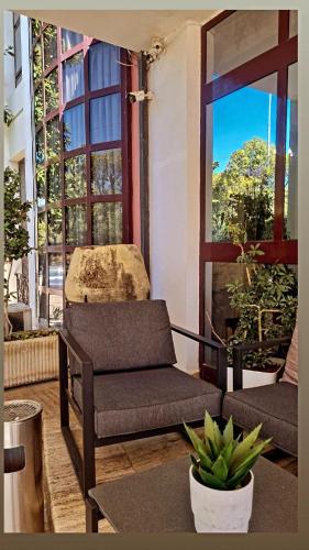 Coin salon dans l'établissement Univers Resort