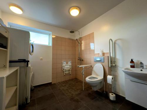 Koupelna v ubytování Bakland ad Lágafelli Apartment