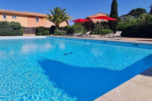 Swimmingpoolen hos eller tæt på Mini villa Messicana 5 pers piscine 500 m plage