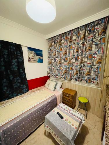 Postel nebo postele na pokoji v ubytování Estudio la concha