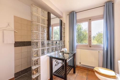 Koupelna v ubytování Casa Rosalia