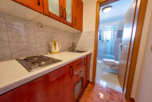 A kitchen or kitchenette at Apartments Anita