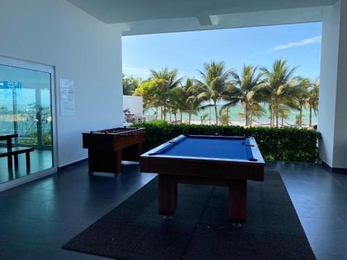 Biliár nebo kulečník v ubytování Resort Playa Azul Departamentos