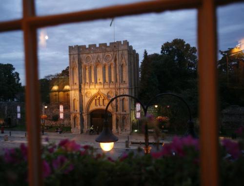 The building where the hotel is located 