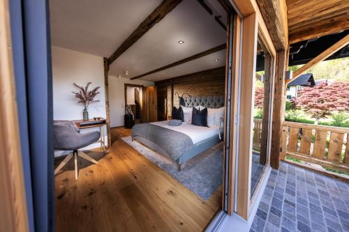 Postel nebo postele na pokoji v ubytování residenz5360