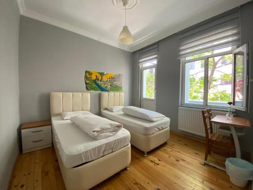 Katil atau katil-katil dalam bilik di Windrose Hostel Istanbul