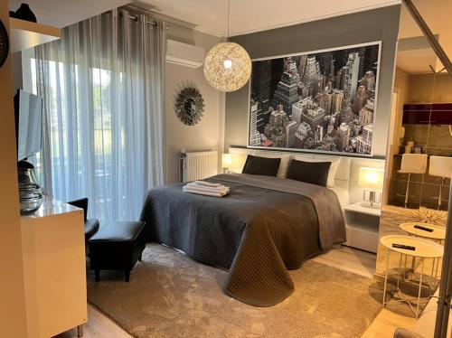 Posteľ alebo postele v izbe v ubytovaní Urban Residence