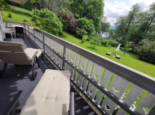 Un balcón o terraza de Lake House Sebanc