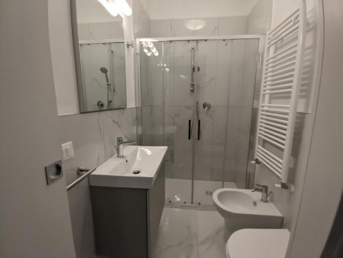 Koupelna v ubytování Villa Cortina