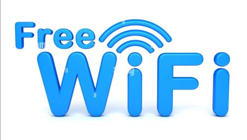 a rendering of the free wifi logo at Apartman Centar in Foča