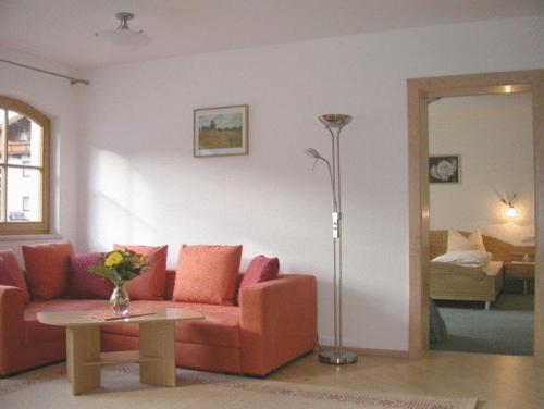 Ruang duduk di Pension&Appartements Marxenhof