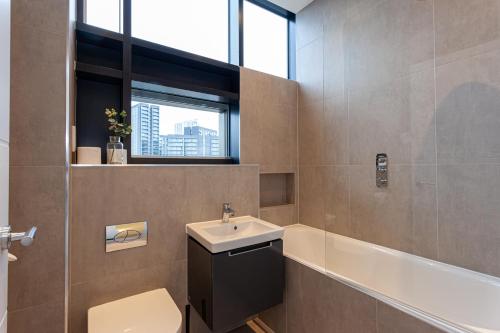 Koupelna v ubytování Pillo Rooms Serviced Apartments - Manchester