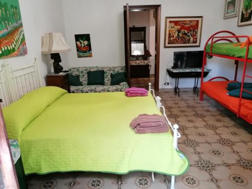 Voodi või voodid majutusasutuse Casa Zagara toas