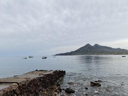 ゲストハウスの近くで見られる自然の景観