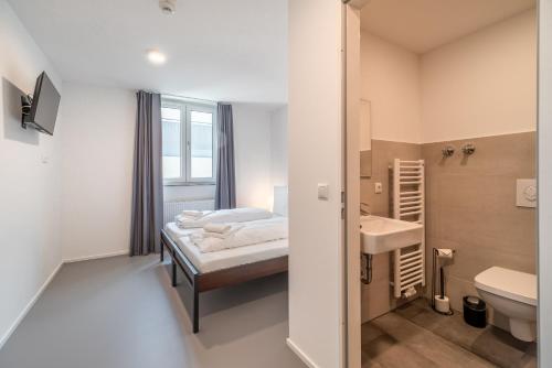 Kylpyhuone majoituspaikassa Nena Hostel Berlin