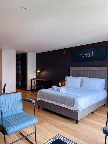 Cama o camas de una habitación en Artsy Loft in Candelaria