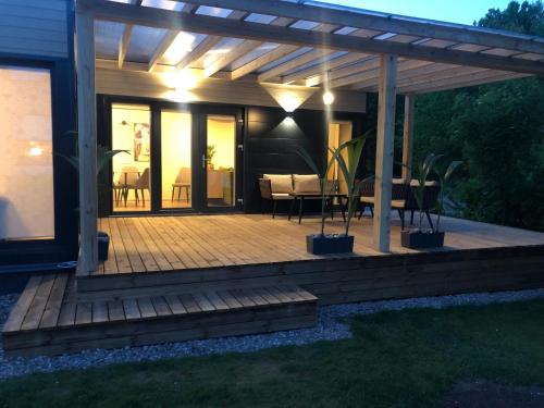 Puutarhaa majoituspaikan Eden House ulkopuolella