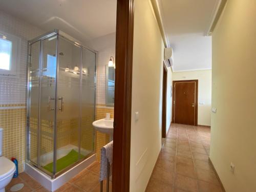 Phòng tắm tại Casa Bellavista del Mar