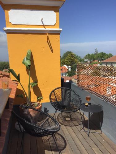 En balkon eller terrasse på Cozy Sintra
