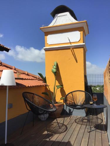En balkon eller terrasse på Cozy Sintra
