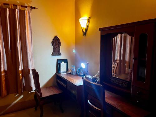 Ένα ή περισσότερα κρεβάτια σε δωμάτιο στο Shining Angkor Apartment Hotel